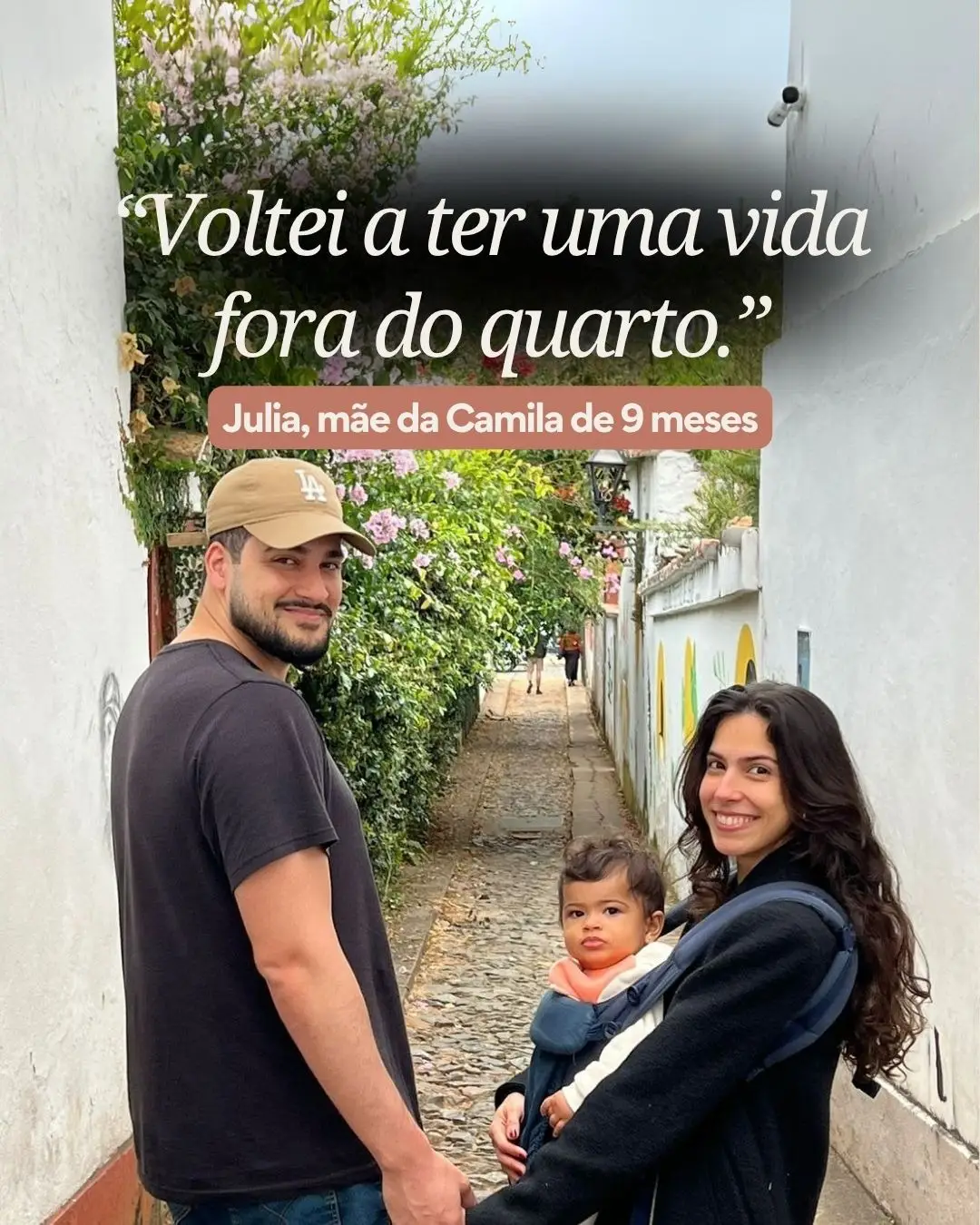 Depoimento de Julia, mãe da Camila de 9 meses