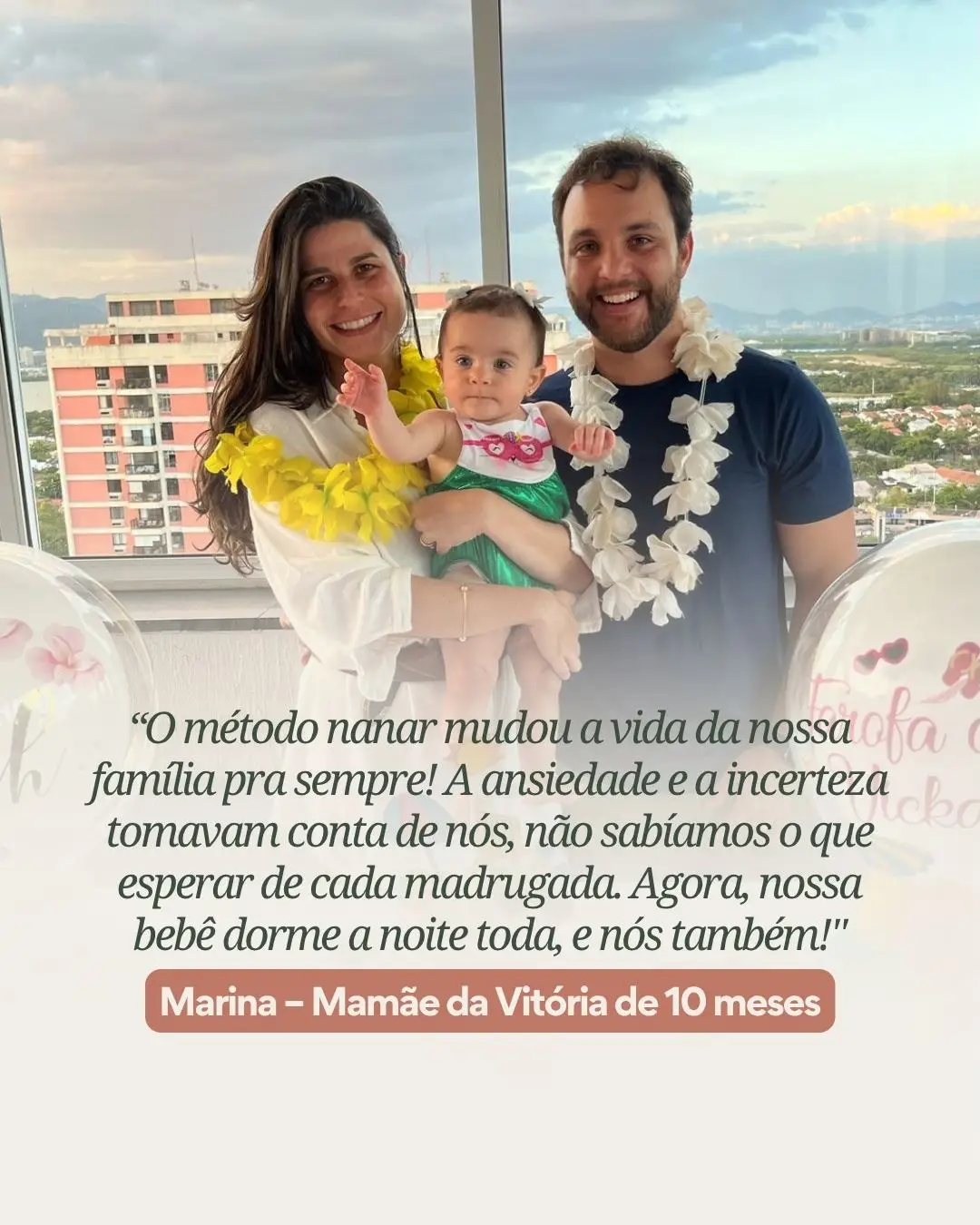Depoimento de Marina, mãe da Vitória de 10 meses
