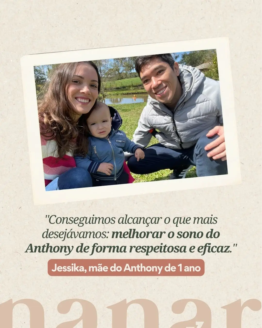 Depoimento de Jessika, mãe do Anthony de 1 ano